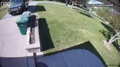 Indiana homeowner in dispute with Amazon over delivery trucks driving on his driveway