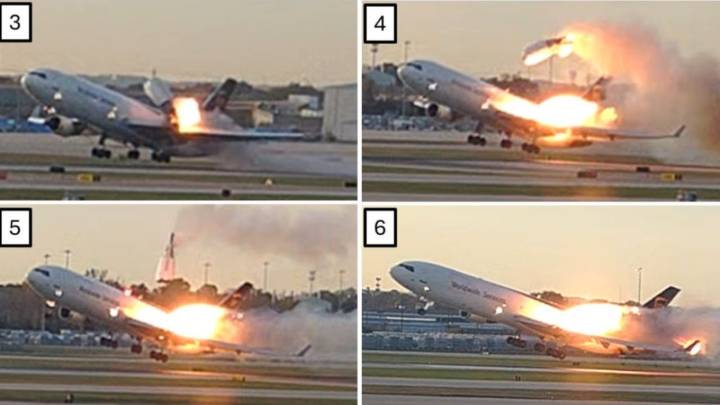 Revelan impactantes imágenes de explosión de avión que mató 14 personas en Kentucky, así se desprendió el motor