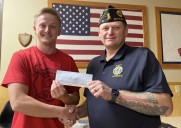 Bagley American Legion donates to Gonvick Fire Department