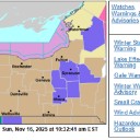 GLOW region under wind advisory