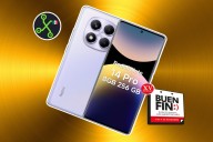 Celular Android con pantalla curva y 8 GB de RAM. Trae funda de regalo