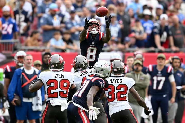 Patriots-Buccaneers: Stefon Diggs reaches NFL milestone, makes game