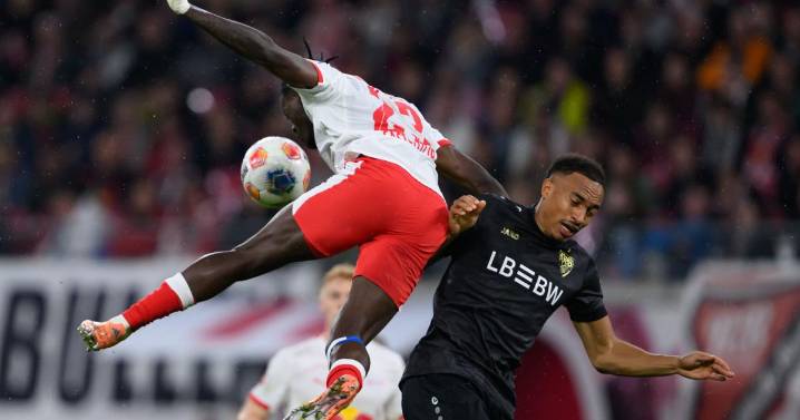 Diomande and Rômulo score to give second-place Leipzig win over Stuttgart in Bundesliga