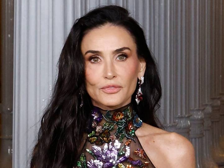Demi Moore Revamped the Naked Dress Trend With This Mesmerizing Sheer Gown at the LACMA Gala