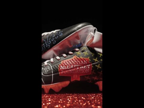 McCaffrey’s cleats to honor Panthers fan