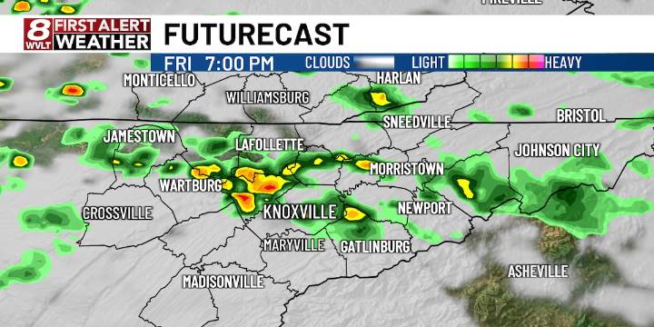 Tracking periods of rain through Saturday morning