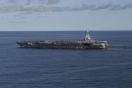 Portaviones más grande del mundo se suma a las fuerzas de EE.UU. contra el narcotráfico