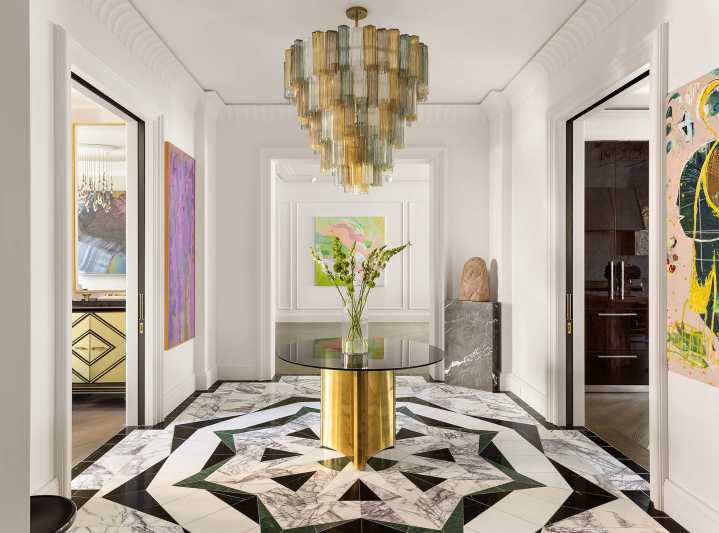 Color, drama, and detail define this $12.5M Upper East Side co
