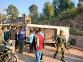 Many School going Children injured in minibus accident in Rajouri