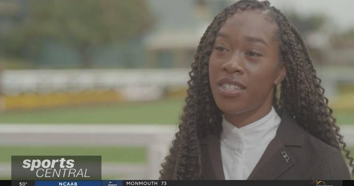 A rising star in competitive show jumping