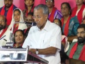 Kerala CM urges voters to ensure LDF's victory in local body poll