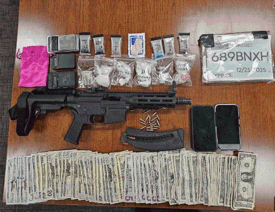 Drugs, gun, cash recovered during arrest in South Nashville