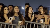 Huma Qureshi Cautions Rumoured BF Rachit Singh About Cameras As He Hugs Her At Himesh Reshammiya’s Concert