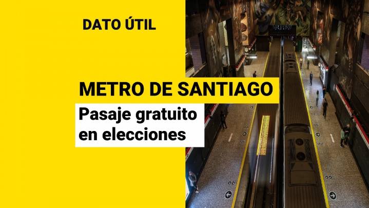 Metro tendrá pasaje gratuito en elecciones: Conoce qué otros servicios no cobrarán el domingo