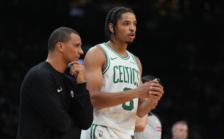 Josh Minott embracing Celtics role after losing starting spot