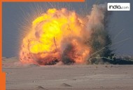 Missile explodes near Jaisalmer village, army personnel arrive at the scene