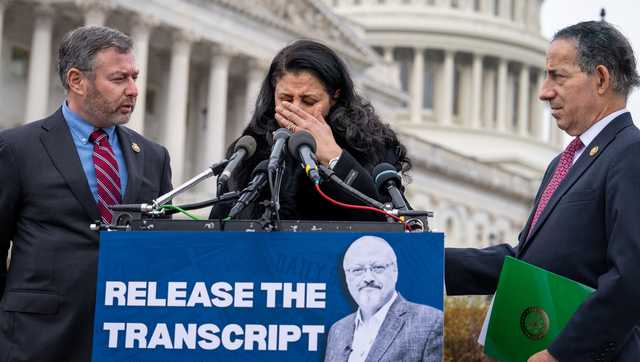 Khashoggi widow urges release of Trump Saudi call transcript