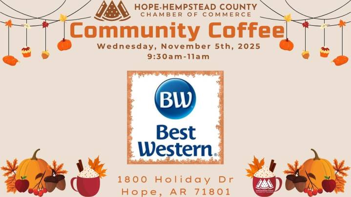 Community Coffee this morning in Hope