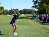 Cómo le fue a la nieta de Donald Trump en su estreno en el circuito mundial de golf