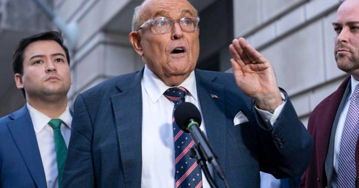 Trump pardons Rudy Giuliani and others who backed efforts to overturn 2020 election, official says