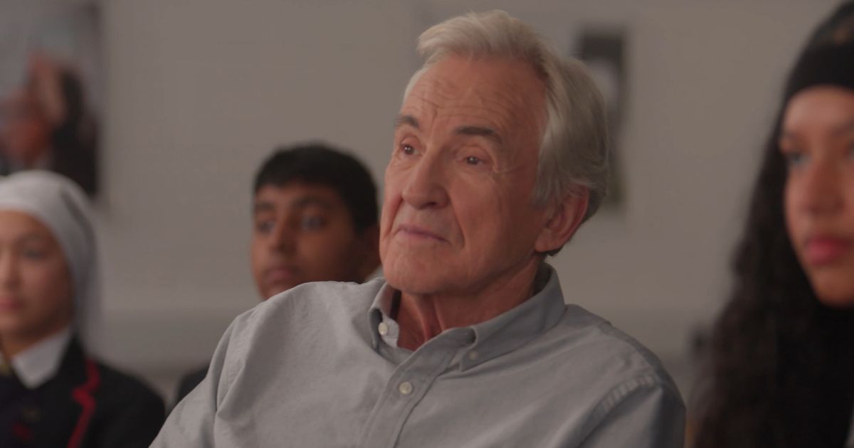 Larry Lamb goes back to school as research shows Brits stop learning at 51