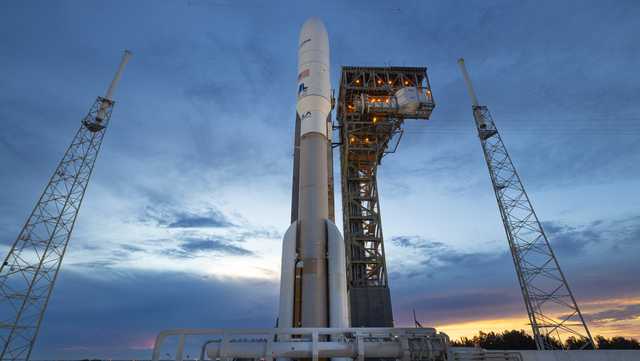 Atlas V rocket launch out of Cape Canaveral