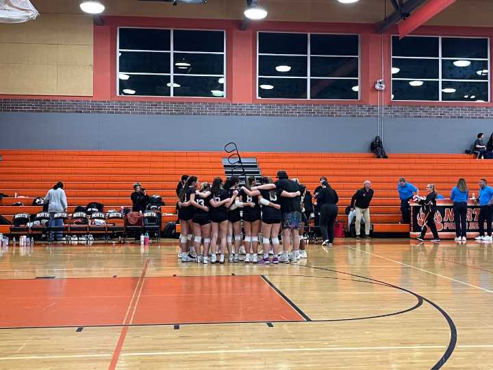 Longmeadow girls volleyball falls to Wayland in straight sets in D