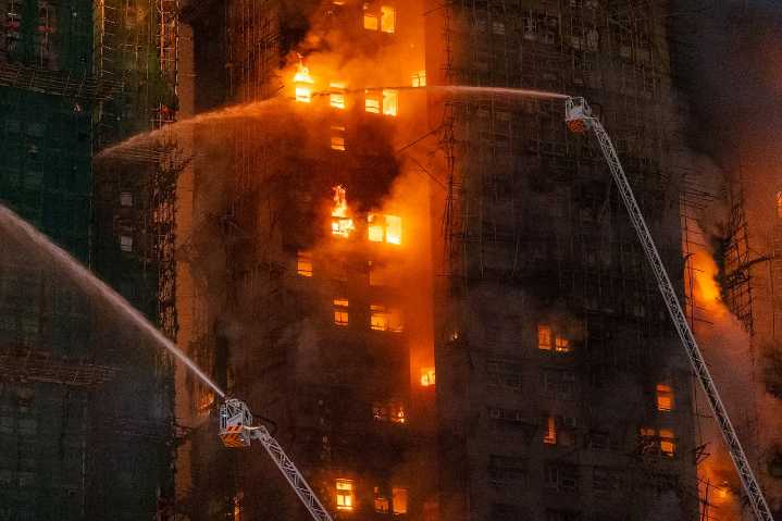 Hong Kong high-rise fire leaves at least 36 dead, 279 reported missing