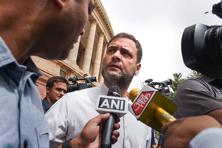 Rahul Gandhi Accuses PM Modi Of Being ‘Scared Of Trump’, Controlled By Big Business