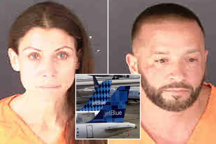 JetBlue passengers accused of having sex in front of children on flight banned from airline