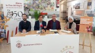 Alzira signa el conveni de col·laboració per a acollir la 41a Trobada de Centres en Valencià de la Ribera el 19 d’abril