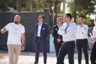 Los miembros del Club de Empresas del CD Castellón visitan la Ciudad Deportiva Globeenergy en Borriol