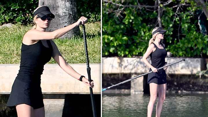 Ivanka Trump Shows Off Long Legs on Solo Paddleboarding Excursion