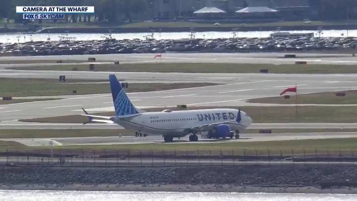 Emergency response at Reagan National Airport after security incident on arriving flight