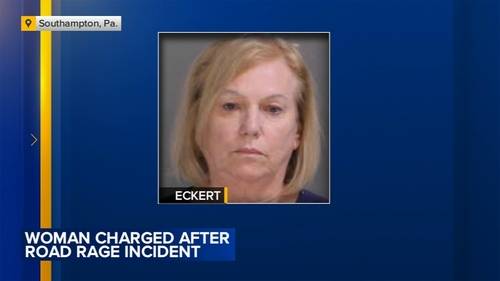 Woman accused of hitting victim with SUV after road rage incident in Southampton, Bucks County
