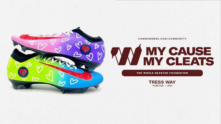 Tress Way honors son with 'My Cause, My Cleats' tribute to Whole Heart Foundation