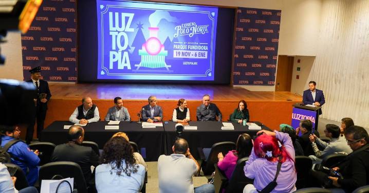 Luztopía regresa al Parque Fundidora con la magia Expreso Polo Norte