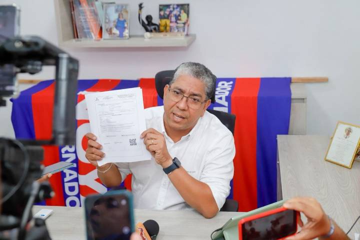 Rafael Noya denuncia presunto uso de recursos de la Gobernación del Magdalena en campaña política