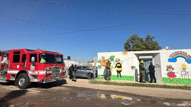 Atienden reporte de fuga de gas cerca de guardería