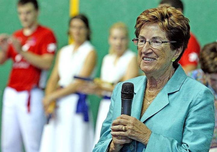 Errenteria llora la pérdida de la reconocida raquetista Agustina Otaola