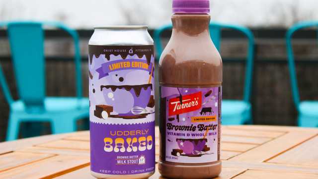 Grist House Craft Brewery, Turner's Dairy unveil brownie-flavored stout: 'Utterly Baked'