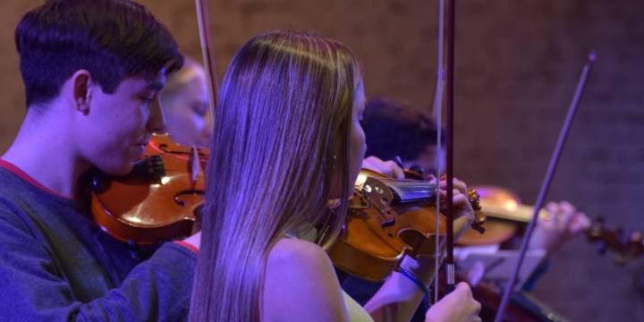 Concierto del Ensamble Pizzicato en la sala Payró del Auditorium