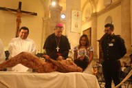 Catedral de Mérida se llena de fe con la escultura "Hijo del Hombre"