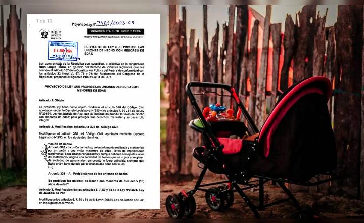 Ruth Luque impulsa ley para prohibir uniones de hecho con menores: 260 niñas convivientes se convierten en madres cada año