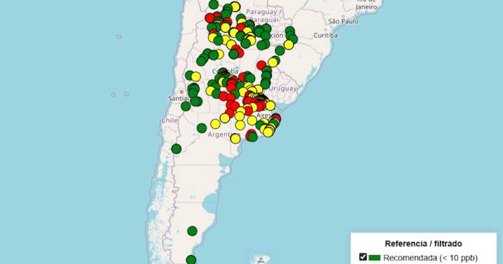 Arsénico en el agua: el ITBA relanzó el mapa interactivo que mide la calidad en Argentina