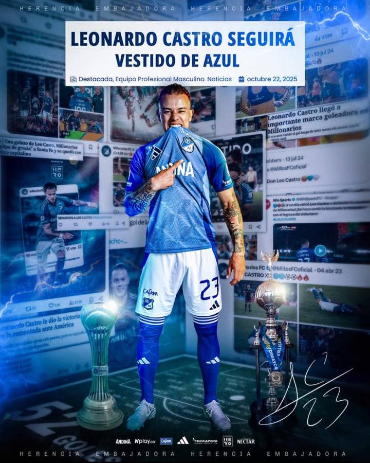 Leo Castro volvió a anotar para terminar el semestre de Millonarios