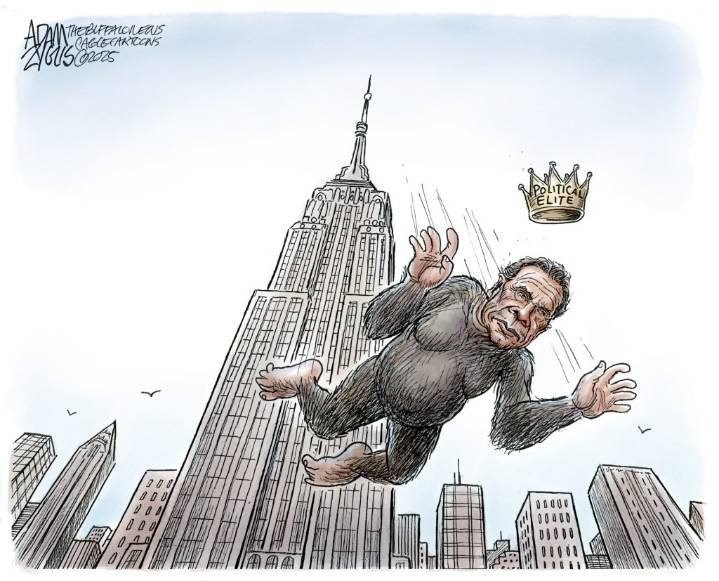 Cartoonist’s take: King Cuomo defeated
