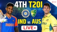 India vs Australia Live Score & Updates, 4th T20I: IND