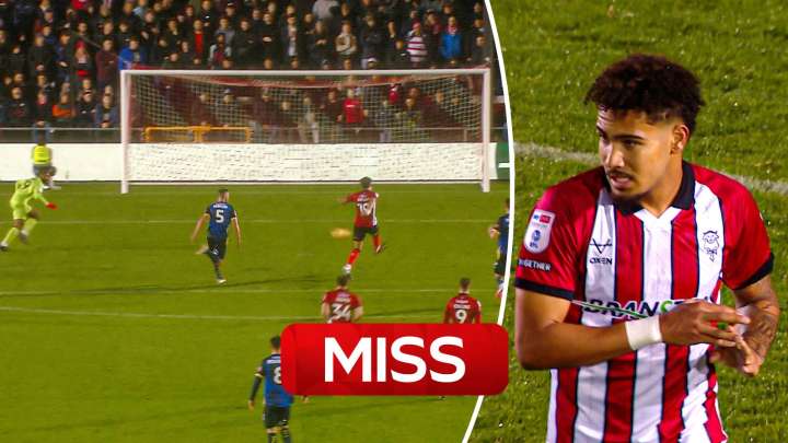 Lincoln vs Doncaster: Frankie Okoronkwo misses sitter for the Imps