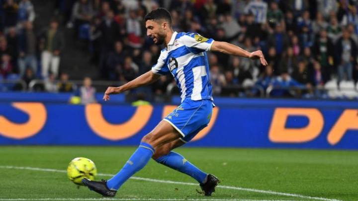 Eddahchouri mira a los ojos a los goleadores del Dépor en Segunda: apunta al reinado de Veloso, Elicegui, Amancio y 'Pichichi' Castro